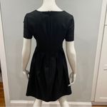 Armani Jeans Above The Knee Pleated Dress Black Size M Photo 5