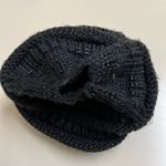 C.C. Exclusives Gray and Metallic Knit Winter Hat Photo 2