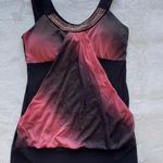 BLU:M PINK OMBRÉ SPARKLE RHINESTONE BLOUSE Black Size L Photo 1