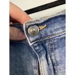 Aerie  Women's Blue Distressed Denim Cutoff Shorts Rolled Hem Size M Photo 4