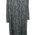 J.Jill Wearever Collection Dress Women’s Large Boat Neck 3/4 Sleeves Stretch Photo 1