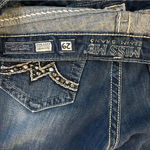 Miss Me  Easy Bootcut Rhinestone Embroidered Blue Jeans Size 29 Photo 6