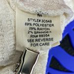 No Comment Waffle Knit White Oversized Top Shirt Size Medium M Womens Photo 4