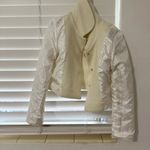 Elegant Cream Women's Jacket In S Photo 5