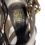 Pour La Victoire  Women’s Strappy Sandal Heels 6.5M Brown Leather Made in Brazil Photo 9