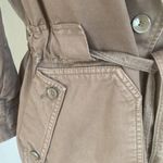 Diesel Khaki Beige Cotton Utility Jacket Size Small Photo 1