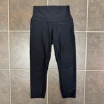 Alo Yoga  Airlift High Waist Cropped Capri Length Leggings Black Small S Photo 7