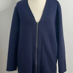 Croft & Barrow  3/4 zip sweatshirt jacket. Size PL. hand warmer pockets. Photo 0