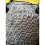 Giorgio Armani  vintage fabric with Leather Hand Bag Photo 13