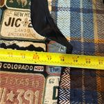 Mirrors Brand Vintage Tapestry Vest women’s Blue Size L Photo 8