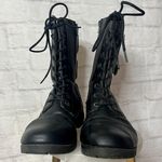 Rue 21 Leather Combat Boots Photo 2
