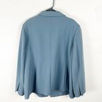 Calvin Klein Blue Lined Front Pockets Open Blazer, Size 24W Photo 1