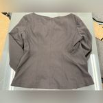 MM.LaFleur M.M. LaFleur The Rivka Top Washable Wool Twill Shirt in Haze Photo 2