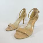 Bandolino Madia Open Toe Natural Patent Stiletto Sandals Buckle Strap Heels 8.5 Photo 2