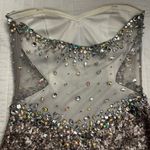 Jump Gold Sequin Maxi Dress for Cocktail Nights Size 2 Photo 3