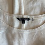 Nic+Zoe  Cream Cotton Sleeveless Top Size M Photo 2