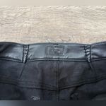Mother‎ Denim The Insider Ankle Black Faux Leather Wax On Wax Off Jeans size 29 Photo 7