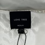 White Puffer Vest Size M Photo 4