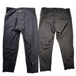 Athleta  Mesh Paneled Black Capris Athletic Leggings Women's Small Photo 6