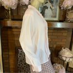 Christie & Jill LIGHT PINK PLEATED BUTTON DOWN BLOUSE (12) Photo 5