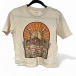 Pretty Rebel  Cream Western Skeleton Graphic T Shirt- Size X Small Photo 0