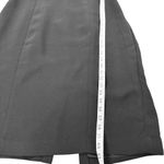 Donna Morgan Black Sheath Cocktail Dress Size 14 | Embroidered Beaded Sleeves Photo 2