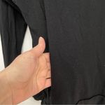Good hYOUman  Black Cowl Neck Kangaroo Pocket Sweater Womens XSP Fall Classic Photo 4