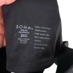 Soma NWT Black Embliss Racerback Nylon Front Closure Padded Bra Size 36C Photo 2