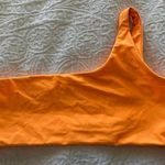 Orange One Shoulder Bikini Top Photo 1
