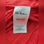 Ulla Popken Organic Cotton Red Wide Neck Scarf Photo 2
