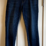 American Eagle  | Dark Wash “Skinny” Cuffed Jeans Size 12 Regular Photo 0