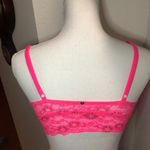 PINK - Victoria's Secret New Victoria's Secret VS PINK Unlined Bra Bralette Silver Glitter Lace S NWT Photo 3