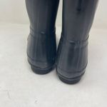 Hunter  Original Tall Rain Boots in Navy Blue Sz 9 Photo 4