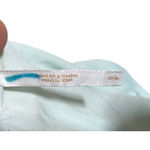 Free People  Sea Wrap Ocean Blue Chiffon Tank S Asymmetrical Aqua Tie Dye Boho Photo 6