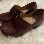 Dansko Solstice Burgundy Slip Ons Photo 0