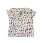 Wear For Care Women's Pink Scrub Top Size L Photo 3