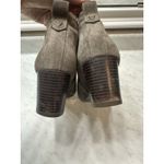 Vionic  Paloma Taupe Suede Weather Resistant Wedge Booties Size 7.5 Zip Ankle Photo 3