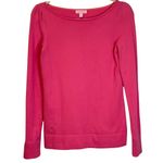 Lilly Pulitzer  Women's Pink Cotton Pullover‎ Sweater Long Sleeve Soft Cozy Small Photo 0