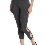 Free People NWT Infinity Gray High Rise Wide Waistband Cropped Leggings Size XS Photo 0