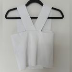ALC Frank A.L.C. Lia Cropped White Bandage Tank Y2K Style Ribbed Cami Top Photo 3