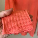 Free People Movement Peach Ribbed Long Sleeve Photo 5