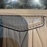 Coach Rare Wallet Zip Around Accordion Tan Nude Beige Leather Soft Leather S Photo 2