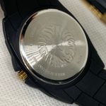 Anne Klein  women’s watch black tone 35mm quartz rhinestones plastic running Photo 6