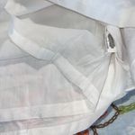 Mud Pie  XS Laurel one shoulder dress white lined cotton poplin eyelet embroidery Photo 7