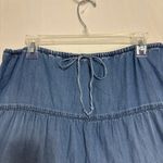 White Stag VTG  Denim Skirt Womens M(8/10) Tiered Cowgirl Boho Peasant Cottage Photo 2