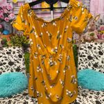 Blush Yellow Mini Dress Photo 0