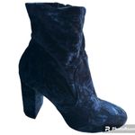 Mossimo Supply Co . Women's Dania Velvet Bootie Boots - Blue - Size 11 Photo 7