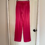 Alice + Olivia NWT Jody High Waisted Slit Front Satin Pants Size 6 Photo 7