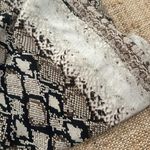 Joie  Ceylon Cream/Brown Snake-Skin Cropped Pants Women’s Size L Elastic Waist Photo 3