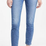 RE/DONE NEW High Rise Ankle Crop Jeans Photo 0